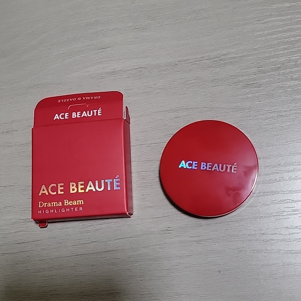ACE BEAUTÉ Drama Beam Highlighter in Gilt Moment (Champagne) 3g